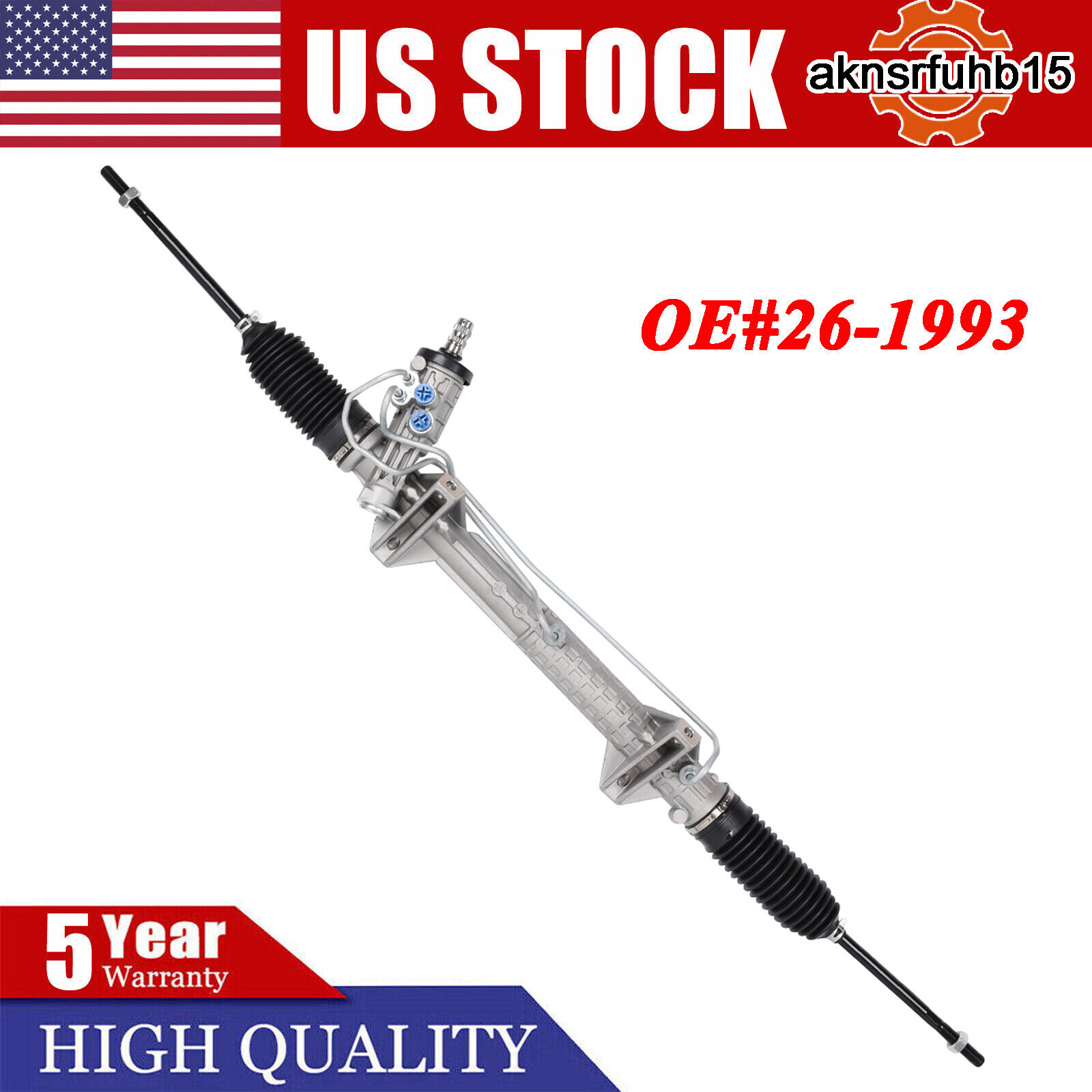 Power Steering Rack & Pinion Assembly for Volvo 740 745 760 780 940 960 26-1993