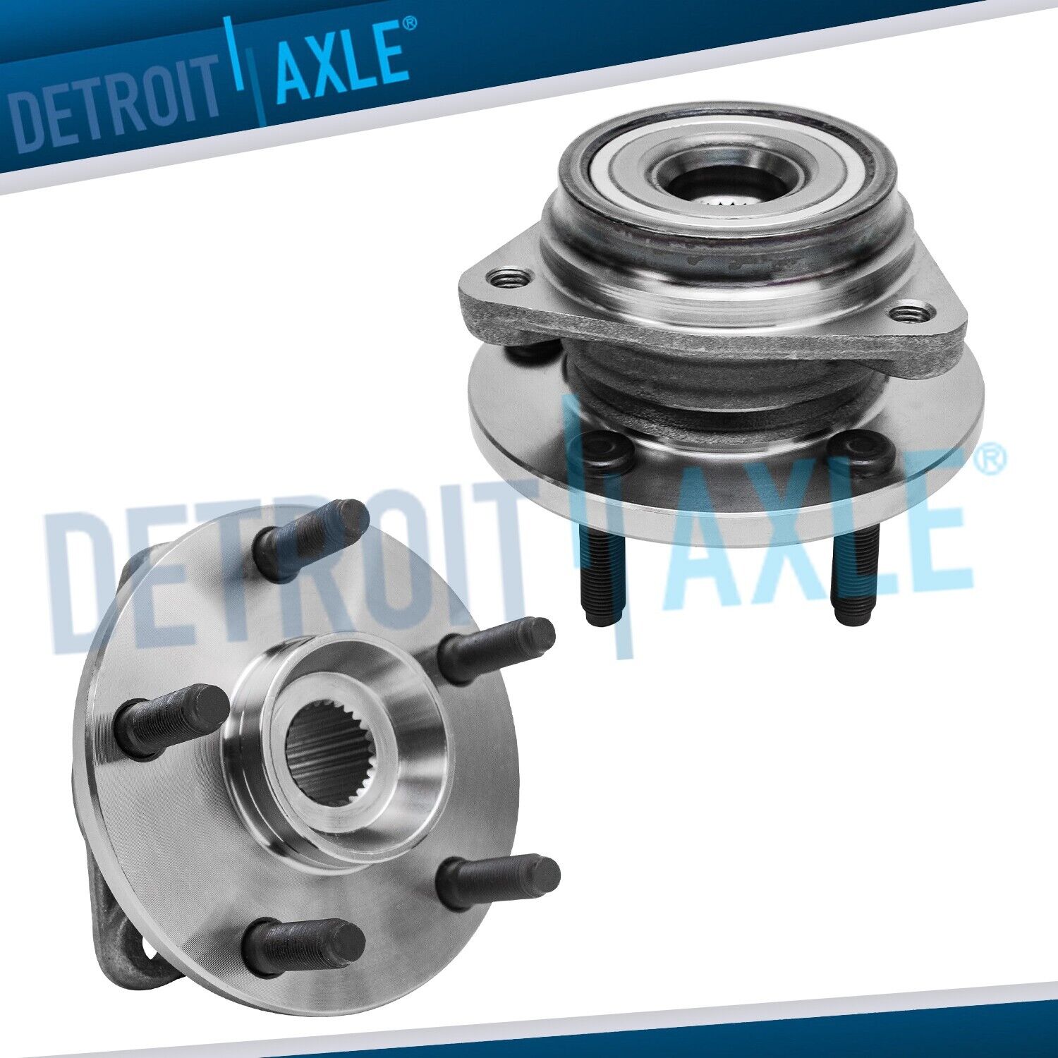 AWD Front Wheel Hub and Bearings Assembly for 1990 1991 1992-1997 Ford Aerostar