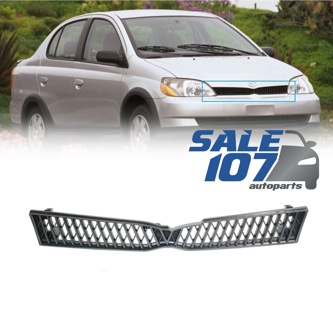 For 2000-2002 Toyota Echo Front Upper Grille Hood Grill Honeycomb Black Factory