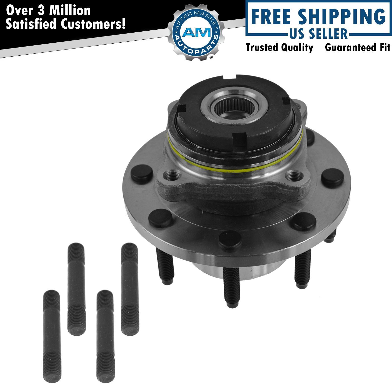 Front Wheel Hub & Bearing Assembly for F250 F350 F450 F550 Pickup Truck