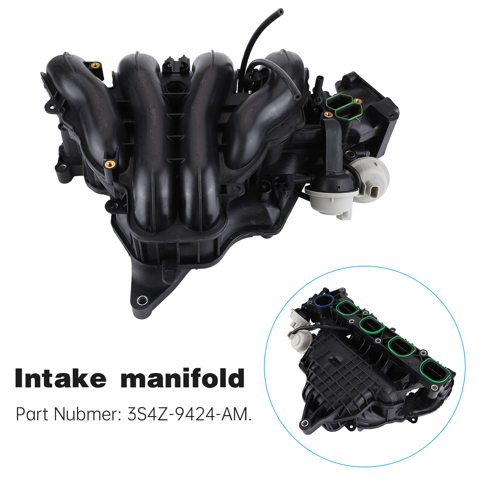 NEW FOR FORD FUSION 2.3L MERCURY MILAN 2006-2009 INTAKE MANIFOLD 3S4Z-9424-AM