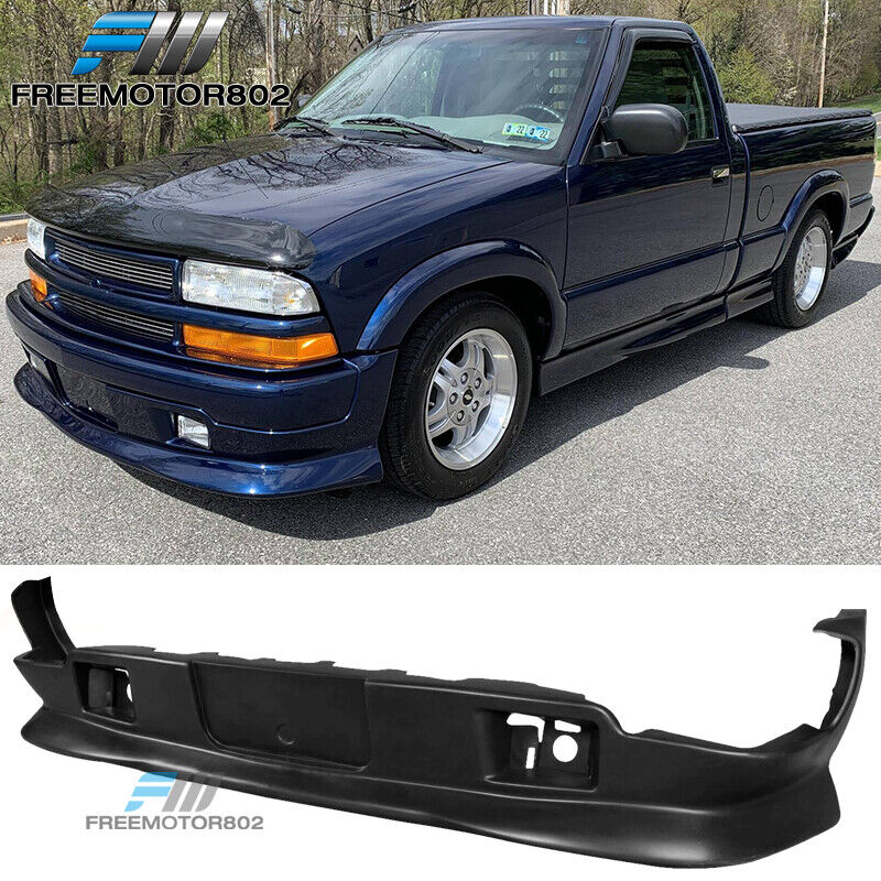 Fit 98-04 Chevy S10 Sonoma Extreme Style PU Front Bumper Lip Spoiler Body Kit