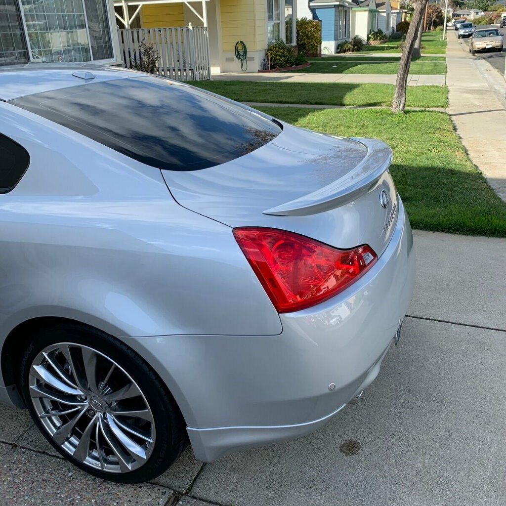 STOCK OE LOOK ABS Rear Trunk Spoiler Wing Fits 2008~13 INFINITI G37 V37 Coupe