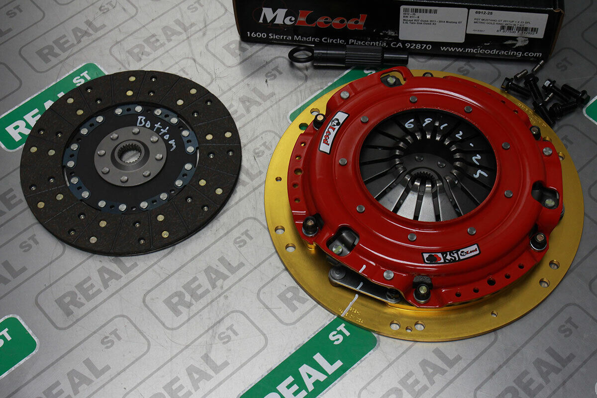 McLeod RST 800HP Clutch Twin Disk Clutch Kit 23 Sp Mustang GT 11-17 5.0L Coyote