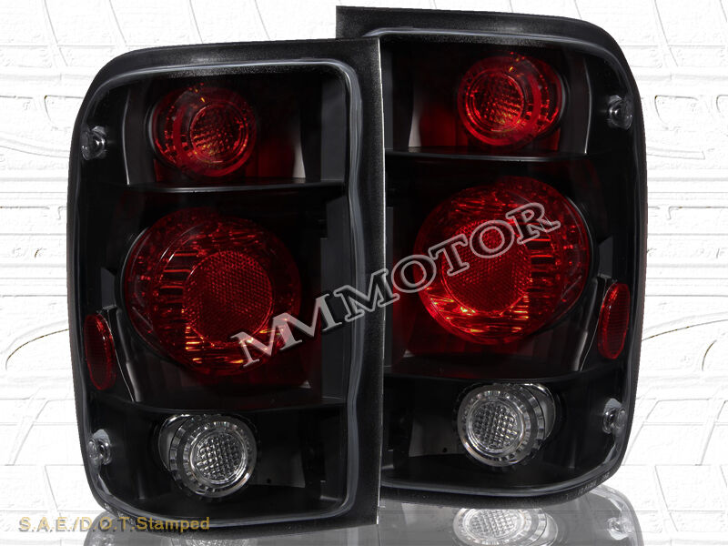 1998-2000 FORD RANGER ALTEZZA TAIL LIGHTS DARK SMOKE 99 00 LAMPS