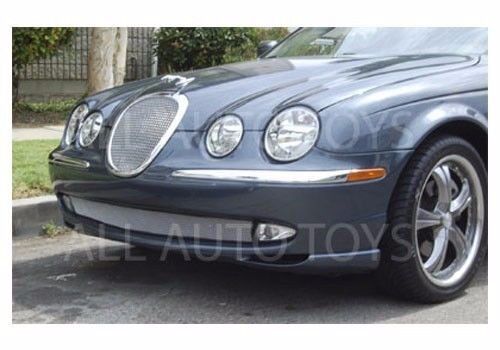 Jaguar S-Type Direct fit  Lower Bumper Mesh Grille Chrome or Black 1999-2004 