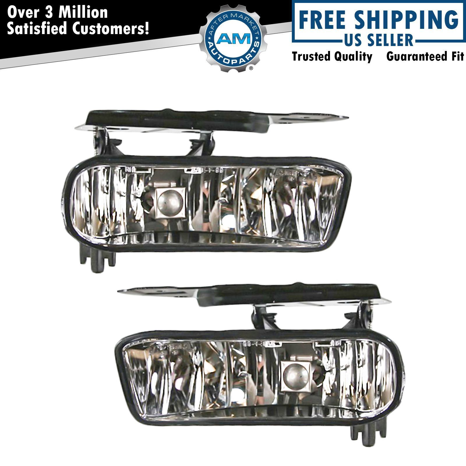 Fog Driving Light Lamp Pair Set for 02-06 Cadillac Escalade Pickup Truck EXT ESV