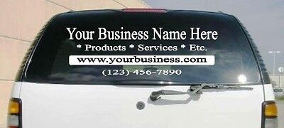 Small Business Advertisement Car Decal Sticker Custom