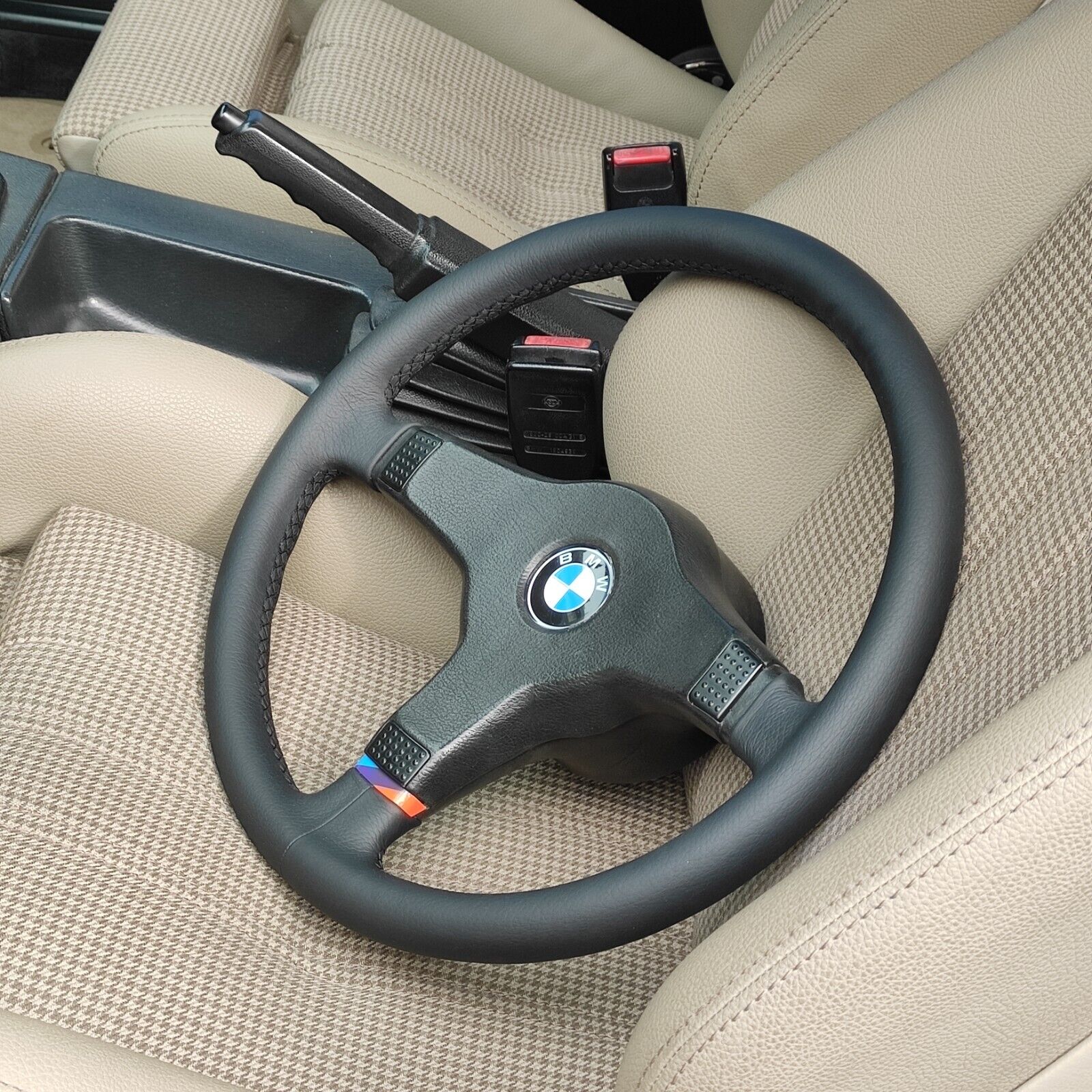 BMW Mtech 1 385 mm Steering Wheel M Technic E28 E30 E34 Fine Spline M3 M5