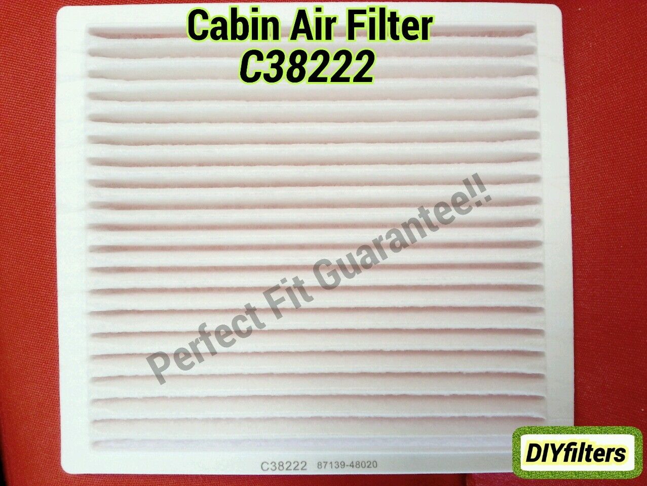 C38222 AC CABIN AIR FILTER For Lexus IS300 LS400 RX300 Fast Ship