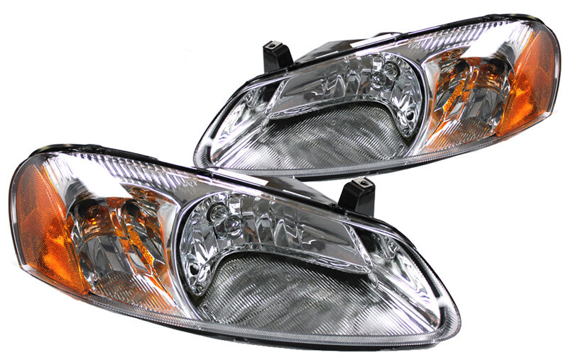New Replacement Headlight Assembly PAIR / FOR 2001-06 STRATUS & 2001-03 SEBRING