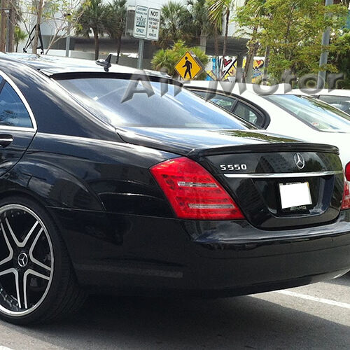 Unpainted Mercedes Benz W221 L Type Roof + A Trunk Spoiler Wing S550 S63