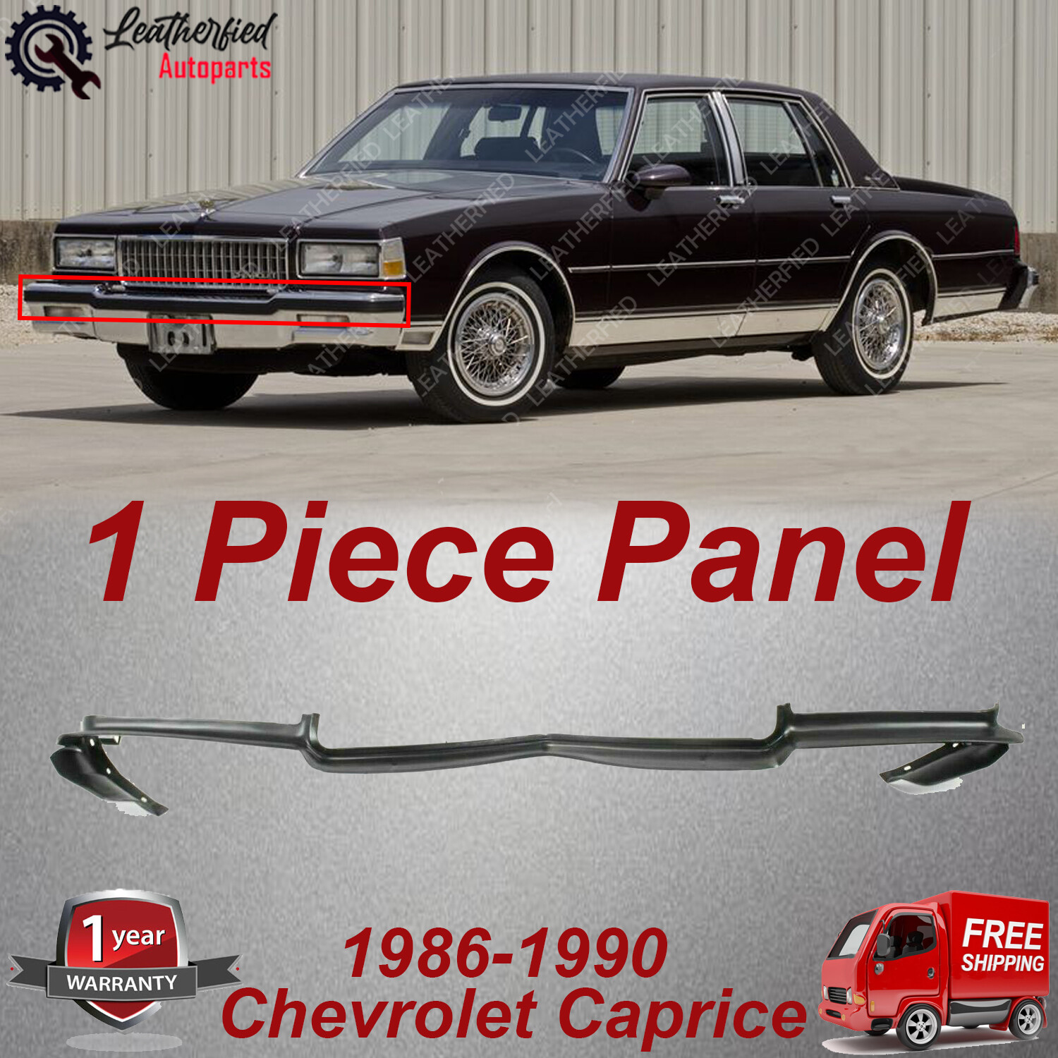 Front Bumper Center Filler Retainer For 19861990 Chevrolet Caprice