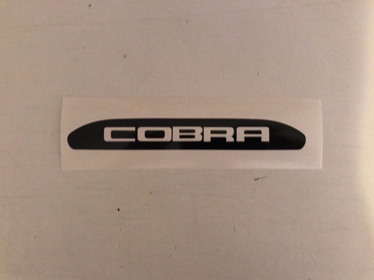 96-98 Mustang Cobra text third brake light cover