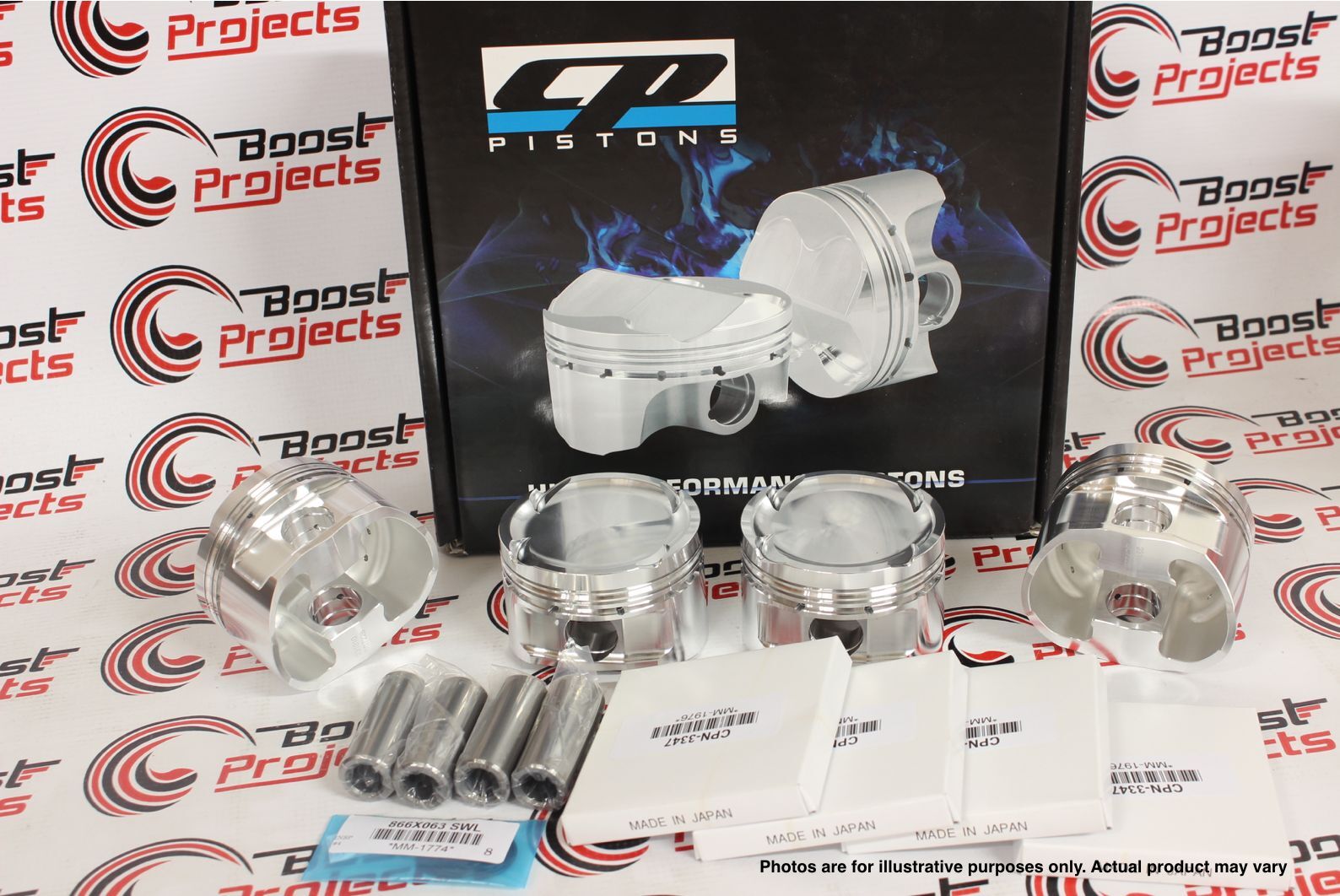CP Pistons for Yamaha FX SHO/FZR/FZS Bore 86.5mm +0.5mm 9.5:1 CR CPK1083A