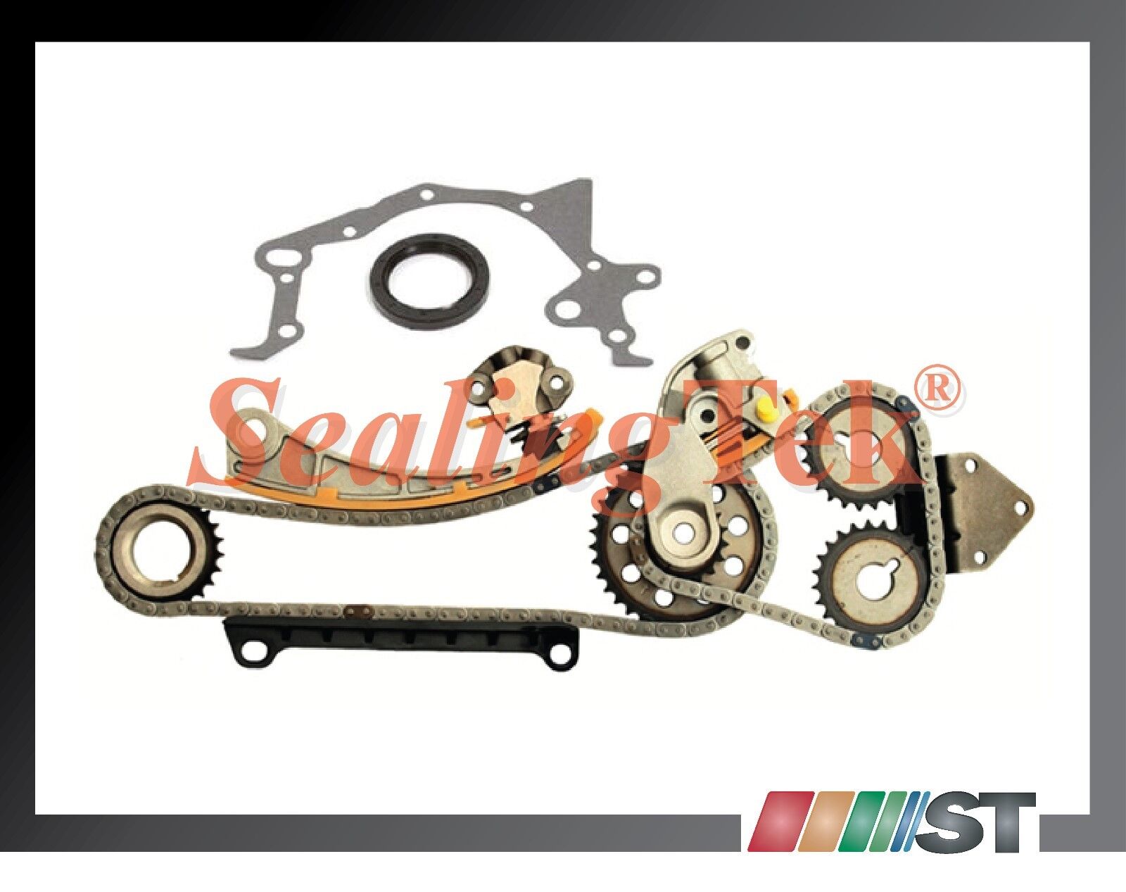 Fit 96-09 Suzuki J18A J20A J23A Engine Timing Chain Gear Kit w/ Oil Seal Gasket