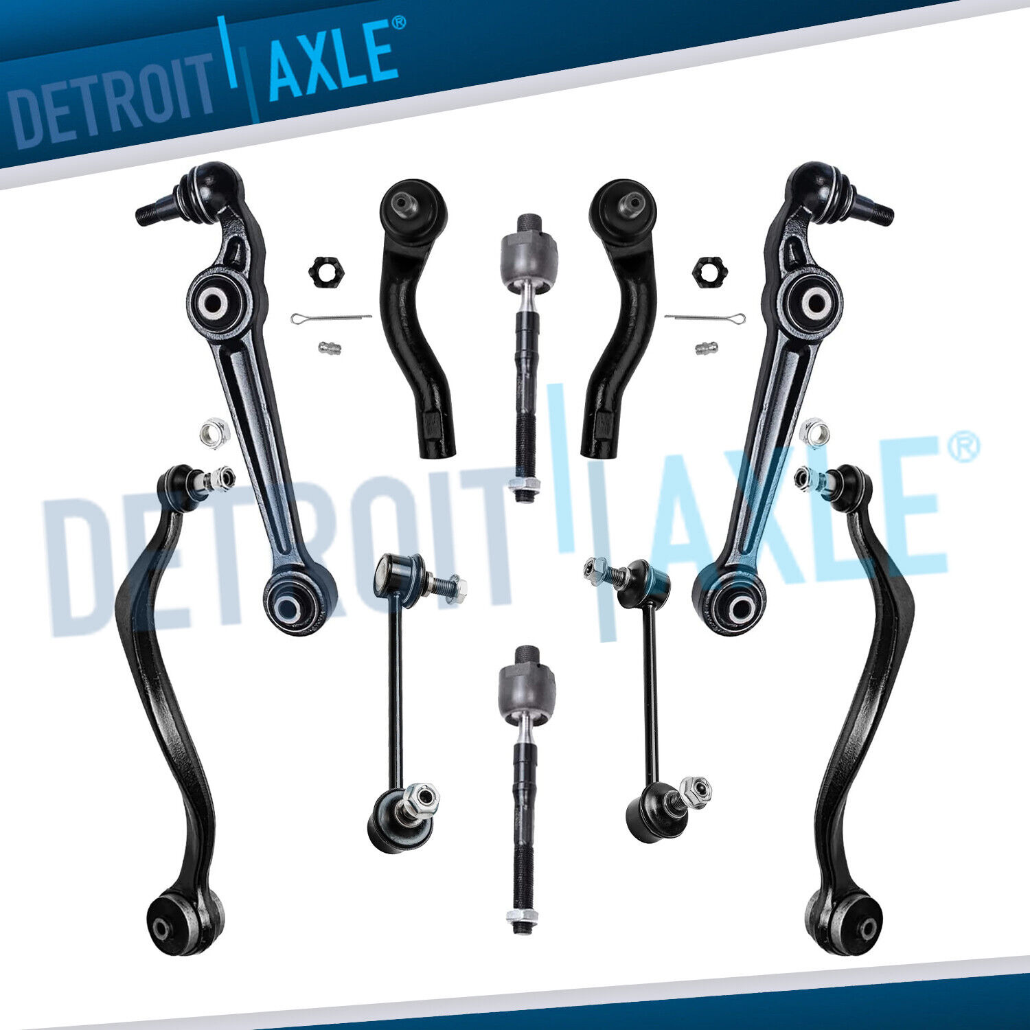 Front Suspension Kit w/ Lower Control Arm Ball Joint for 2006 - 2007 Ford Fusion