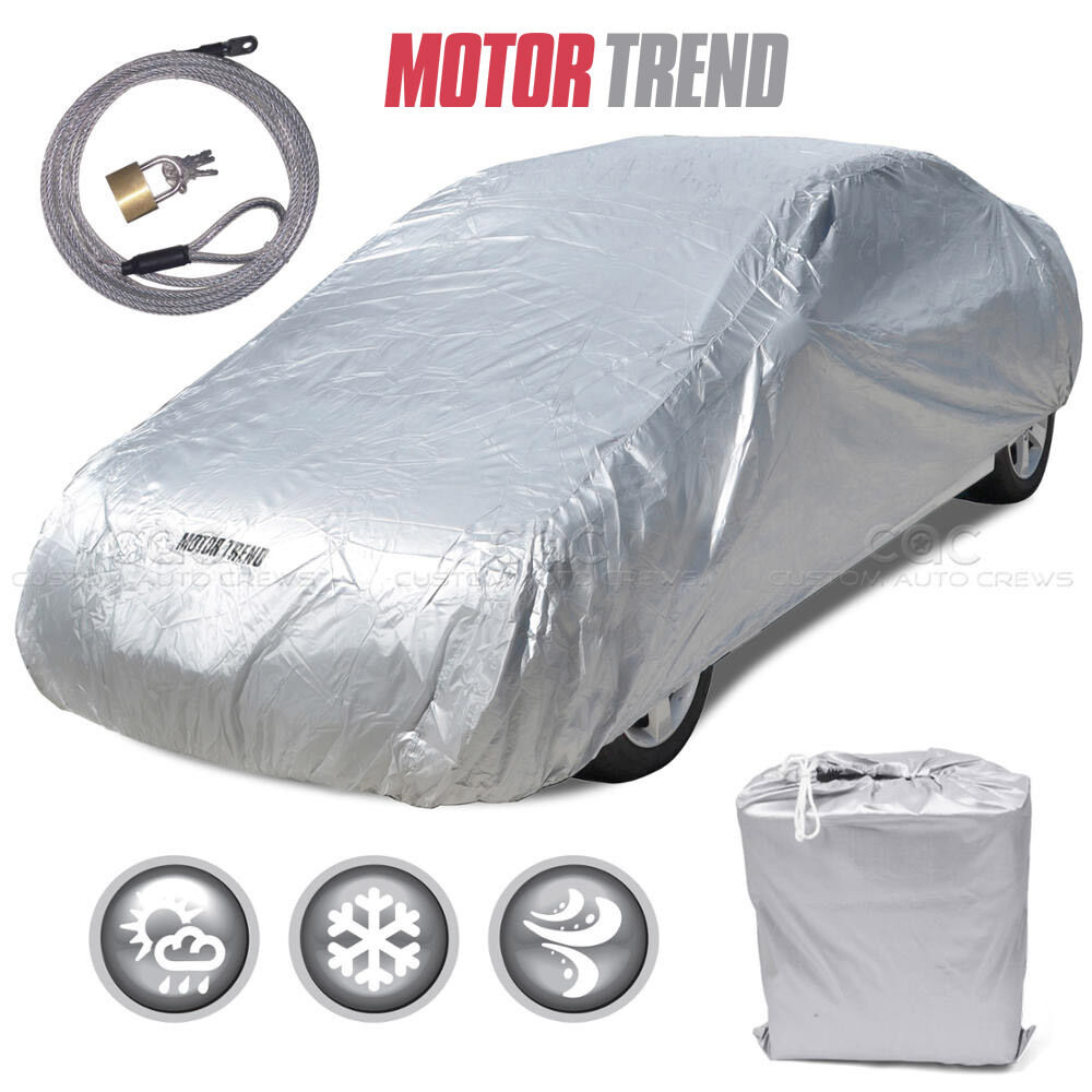 Motor Trend All Season Complete Waterproof Car Cover Fits up to 190\