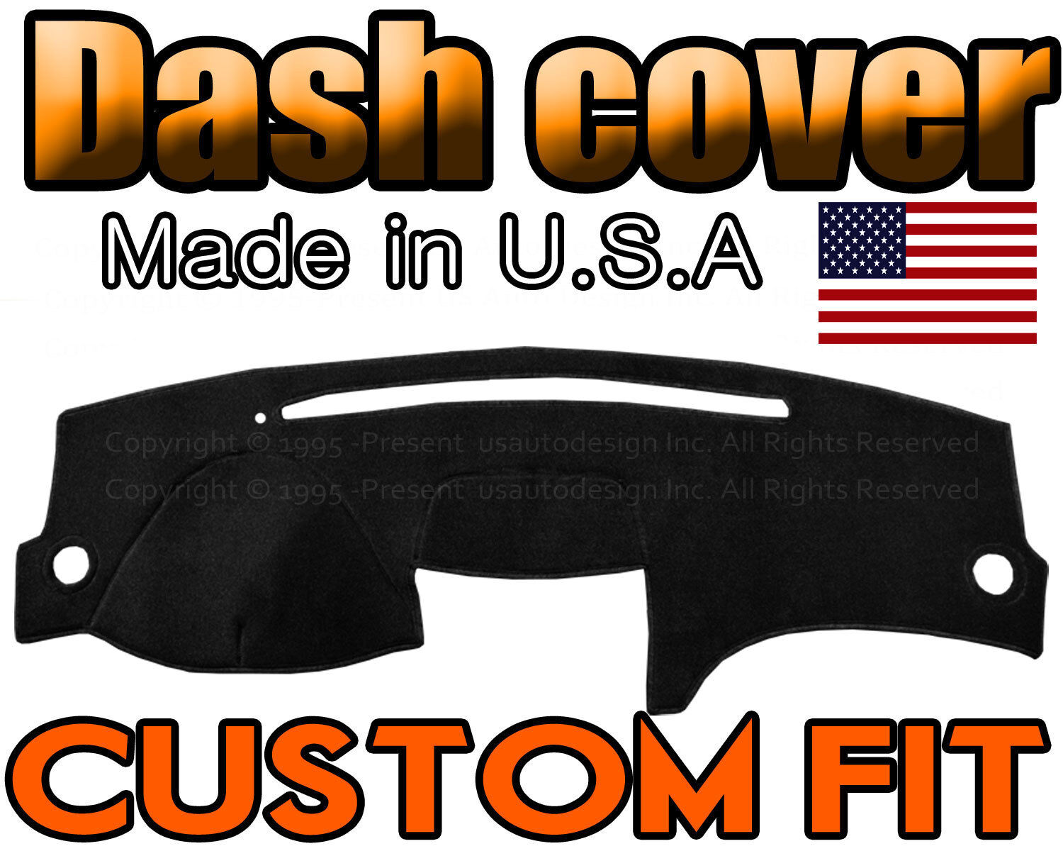 Fits 2004-2008   TOYOTA  SOLARA  DASH COVER MAT DASHBOARD PAD USA MADE /  BLACK