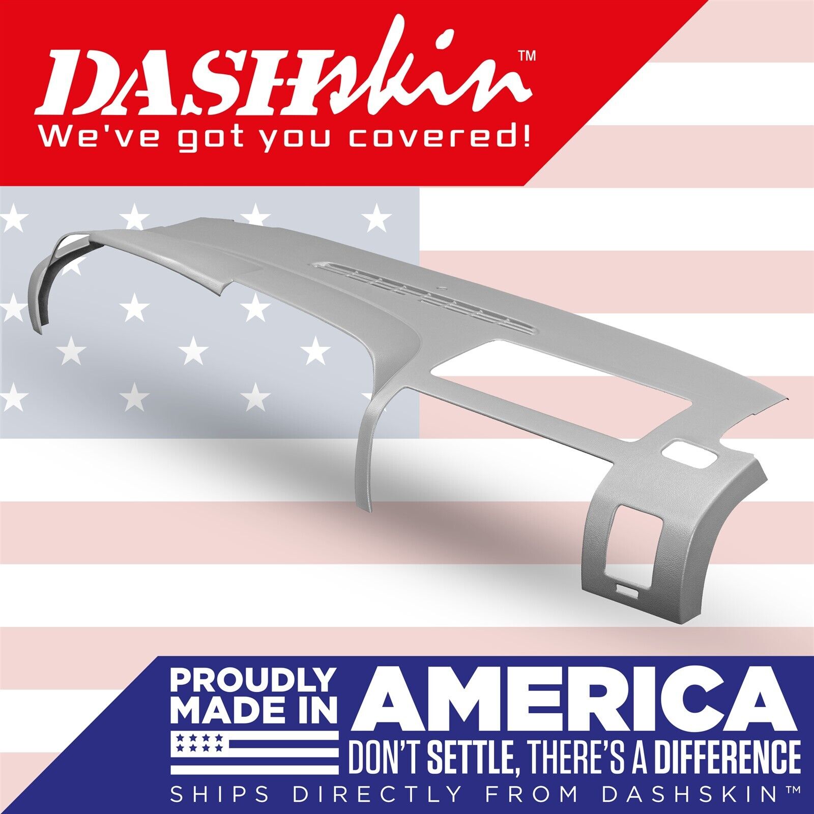 DashSkin Dash Cover for 07-13 Silverado Sierra w/Dual Glovebox in Dark Titanium