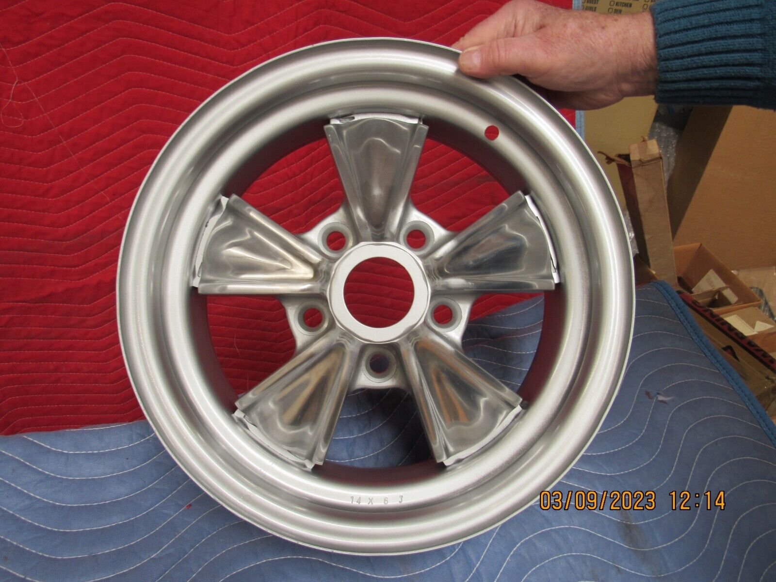 Hurst Style Wheel, Trim Ring & Center Cap SET - GTO, 442, Chevelle, Buick