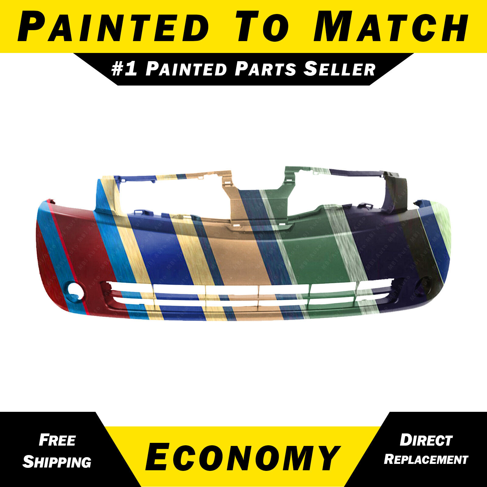 NEW Painted to Match - Front Bumper Cover for 2004 2005 2006 Nissan Quest 04-06