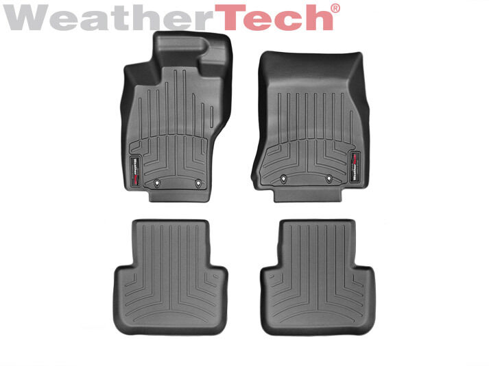 WeatherTech Floor Mats FloorLiner for Jaguar XF w/ AWD - 2009-2015 - Black