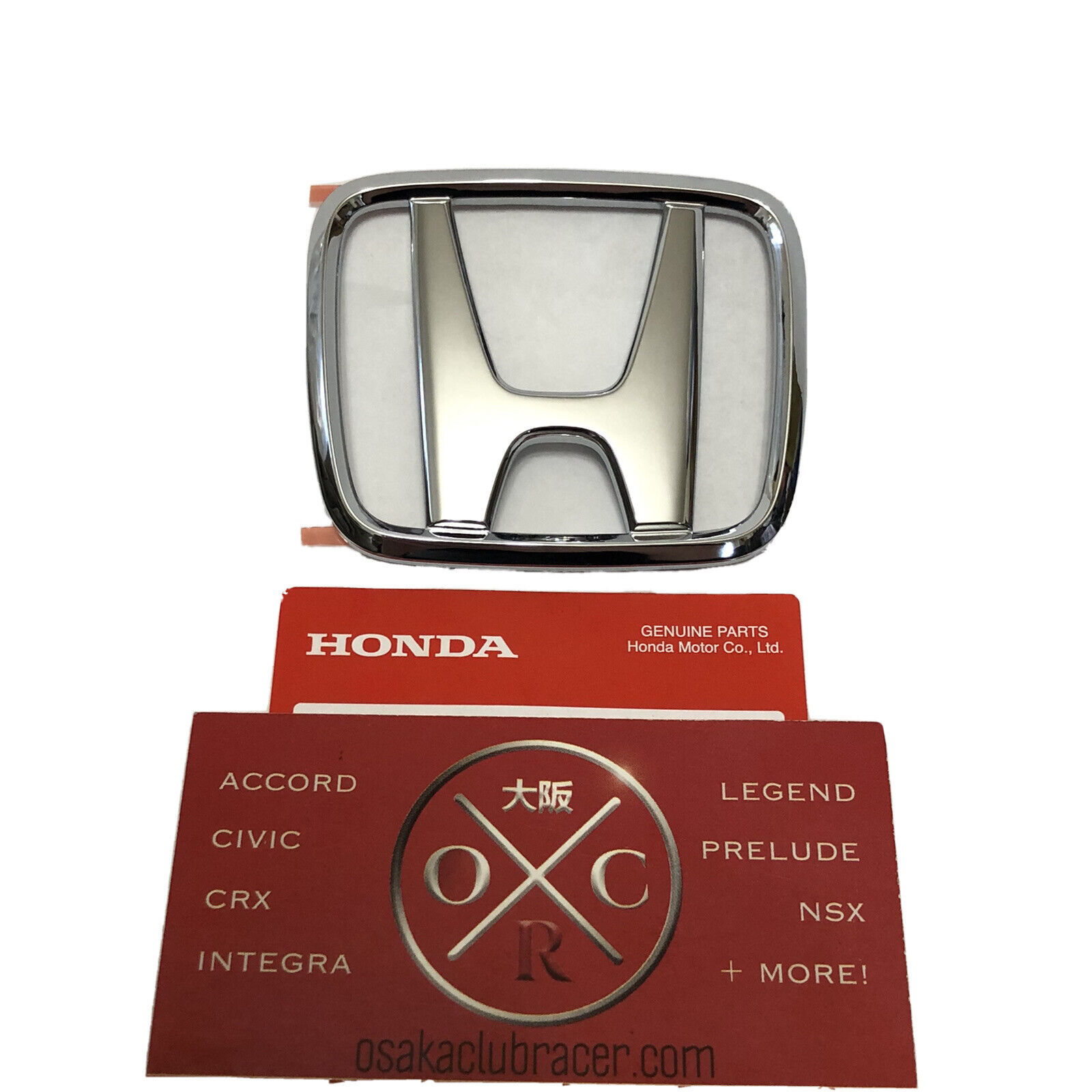 New OEM Honda Legend Rear Emblem Trunk Badge Acura JDM KA7 KA8 KA9 3.5RL Genuine