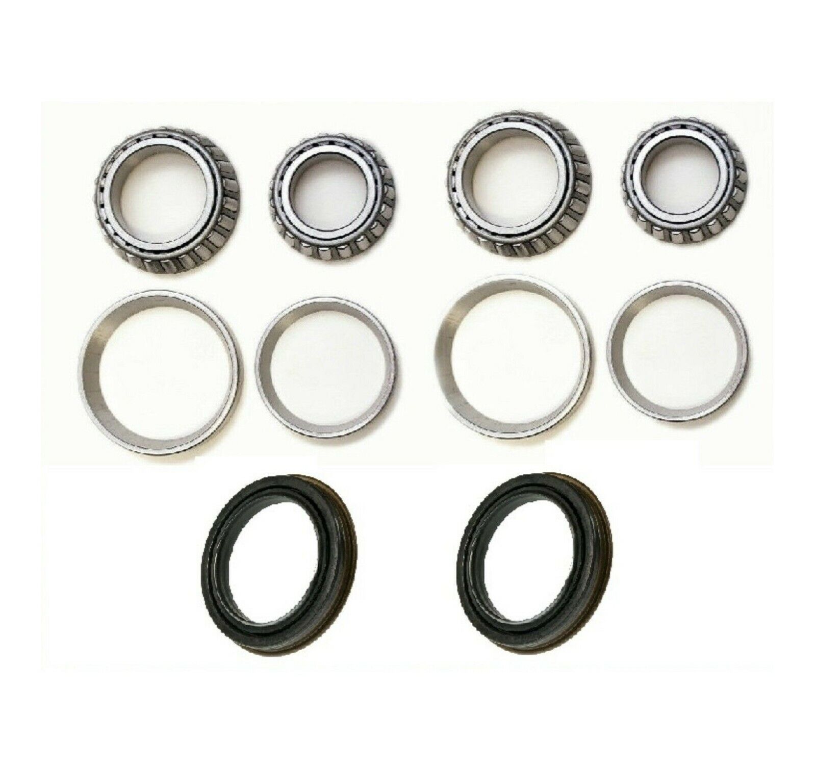 Front Wheel Bearing & Race & Seal FIT 1977-1989 DODGE DIPLOMAT (2WD 4WD)