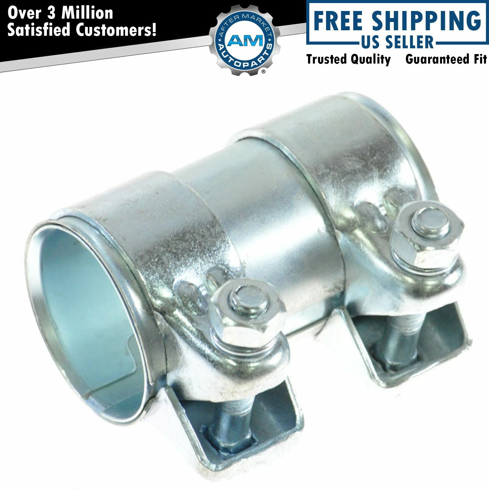 Exhaust Sleeve w/ Clamps for Audi 80 90 TT VW Golf Jetta