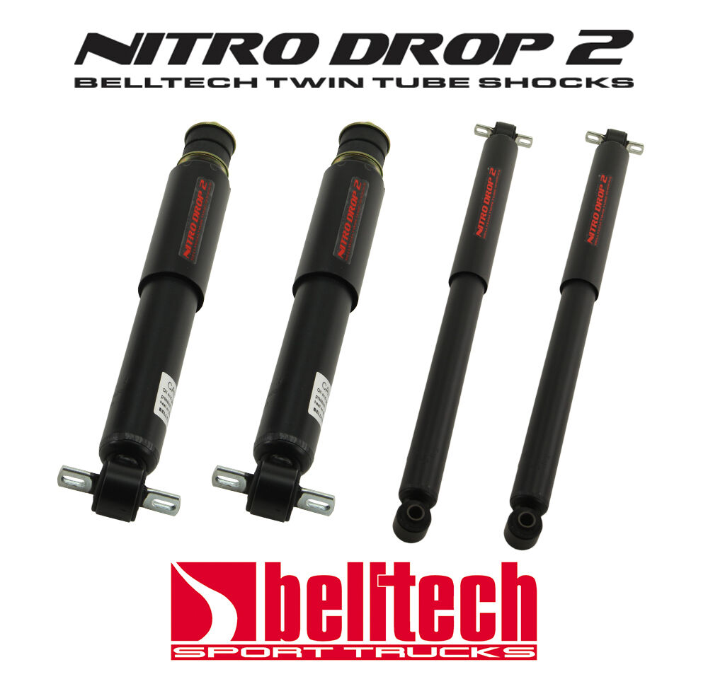 88-98 C1500/Sierra/Silverado Nitro Drop 2 Front/Rear Shocks for 4/6 Drop