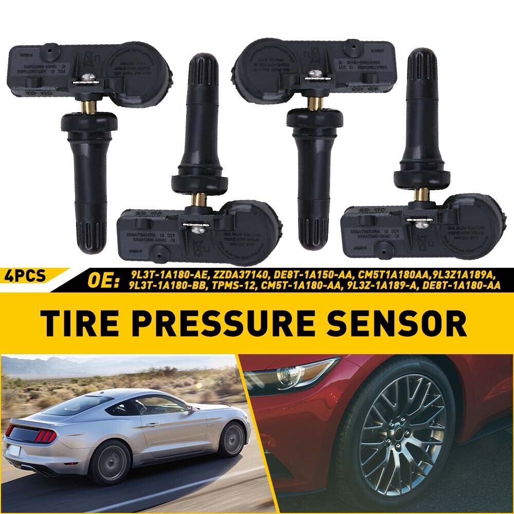 Set of 4 TPMS Tire Pressure Monitoring System Sensor For 2013-2015 Ford C-Max
