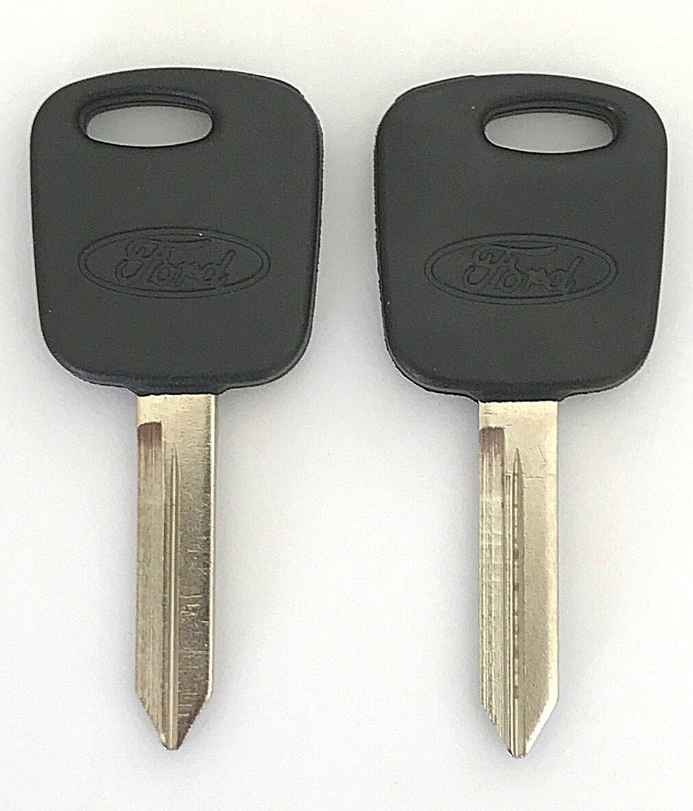2Pcs Ford H72 Transponder Key Blank TEX 4C chip with FORD LOGO USA Seller 