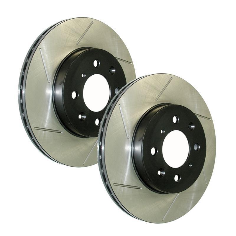 StopTech (126.34067SL-R) Front L-R SportStop Slotted Rotor For 02-06  Cooper S
