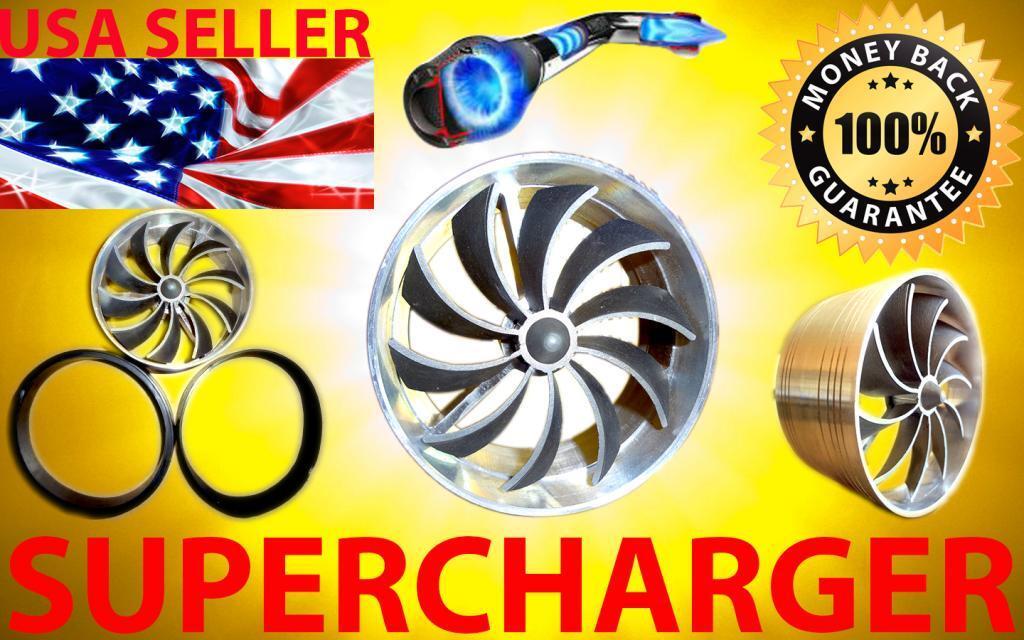 Chevy Performance Air Intake Supercharger Turbo Fan Kit - FREE 2-3 USA SHIPPING