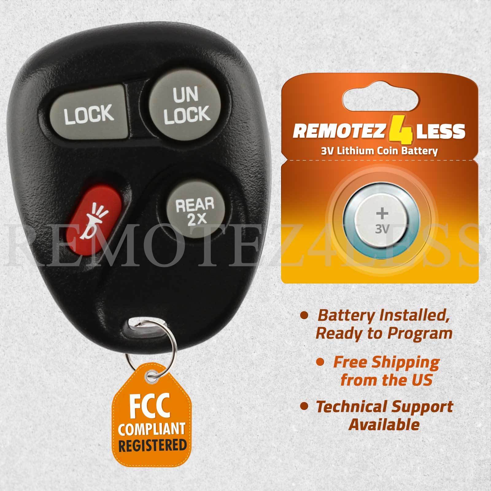 Replacement for Chevy Astro Blazer GMC Jimmy Safari Keyless Remote Car Key Fob