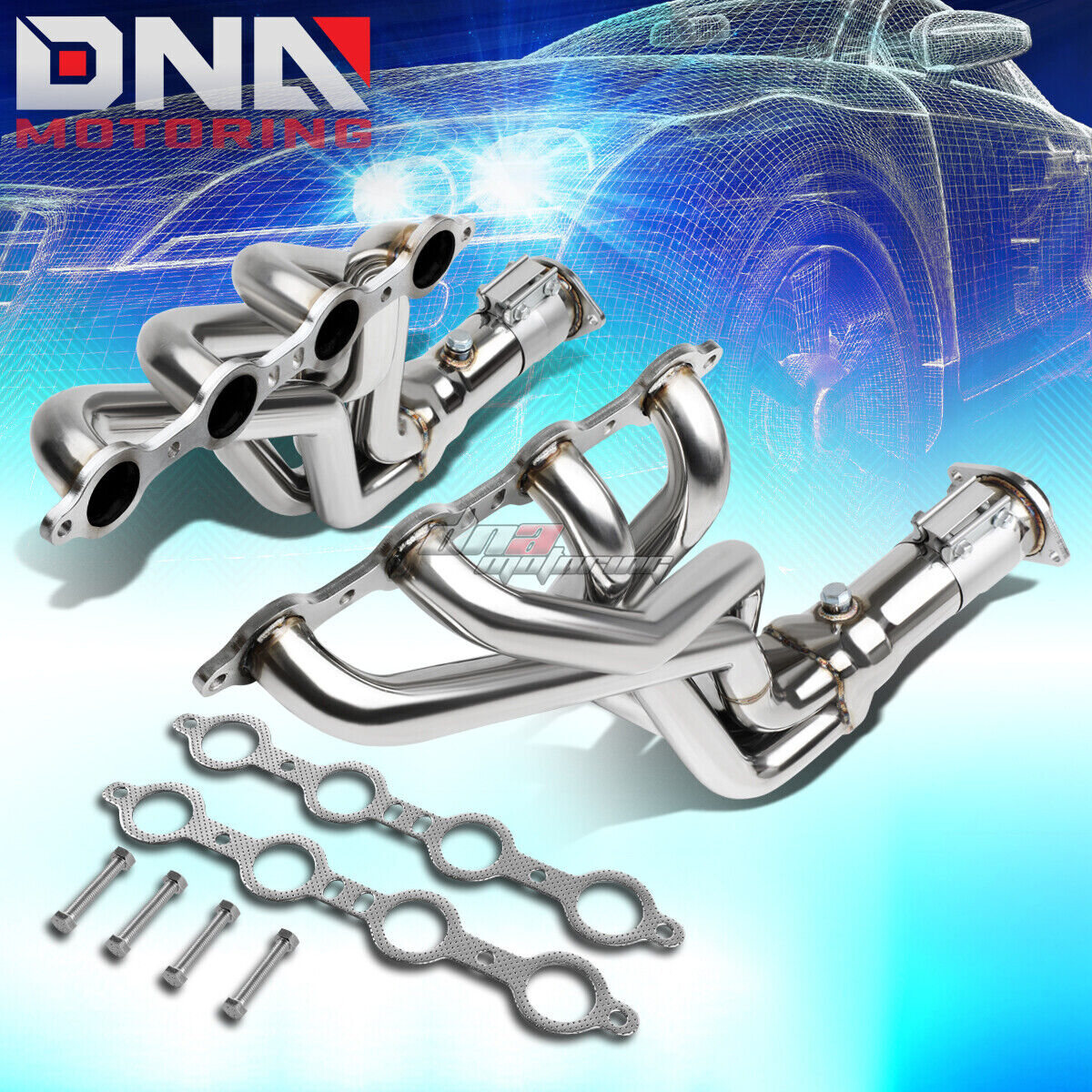 FOR 04-07 CADILLAC CTS-V SEDAN V8 T-304 STAINLESS STEEL HEADER/EXHAUST/MANIFOLD