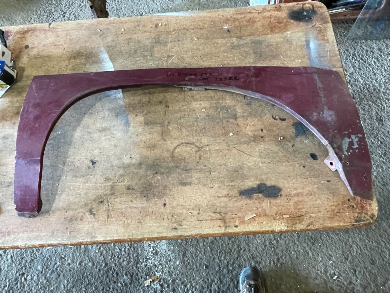 1969 69 plymouth gtx road runner front fender DRIVER WHEEL WELL LEFT ARCH REPAIR