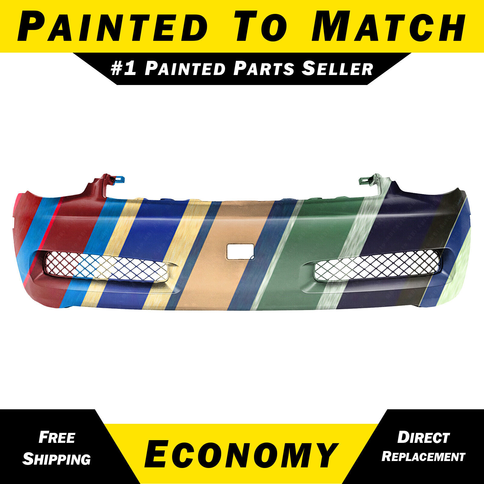 NEW Painted To Match- Front Bumper Cover Fascia for 2003-2007 Infiniti G35 Coupe