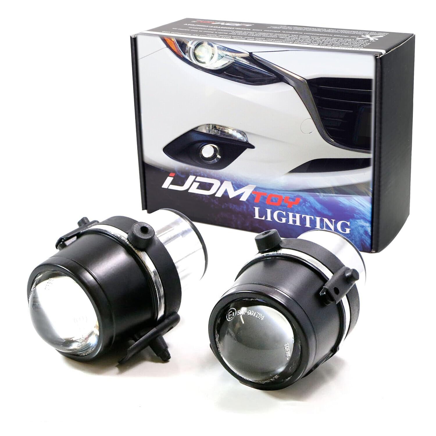 Direct Fit Projector Fog Lamps For Mazda 3 5 6 MX-5 CX-7 (HID Lights Compatible)