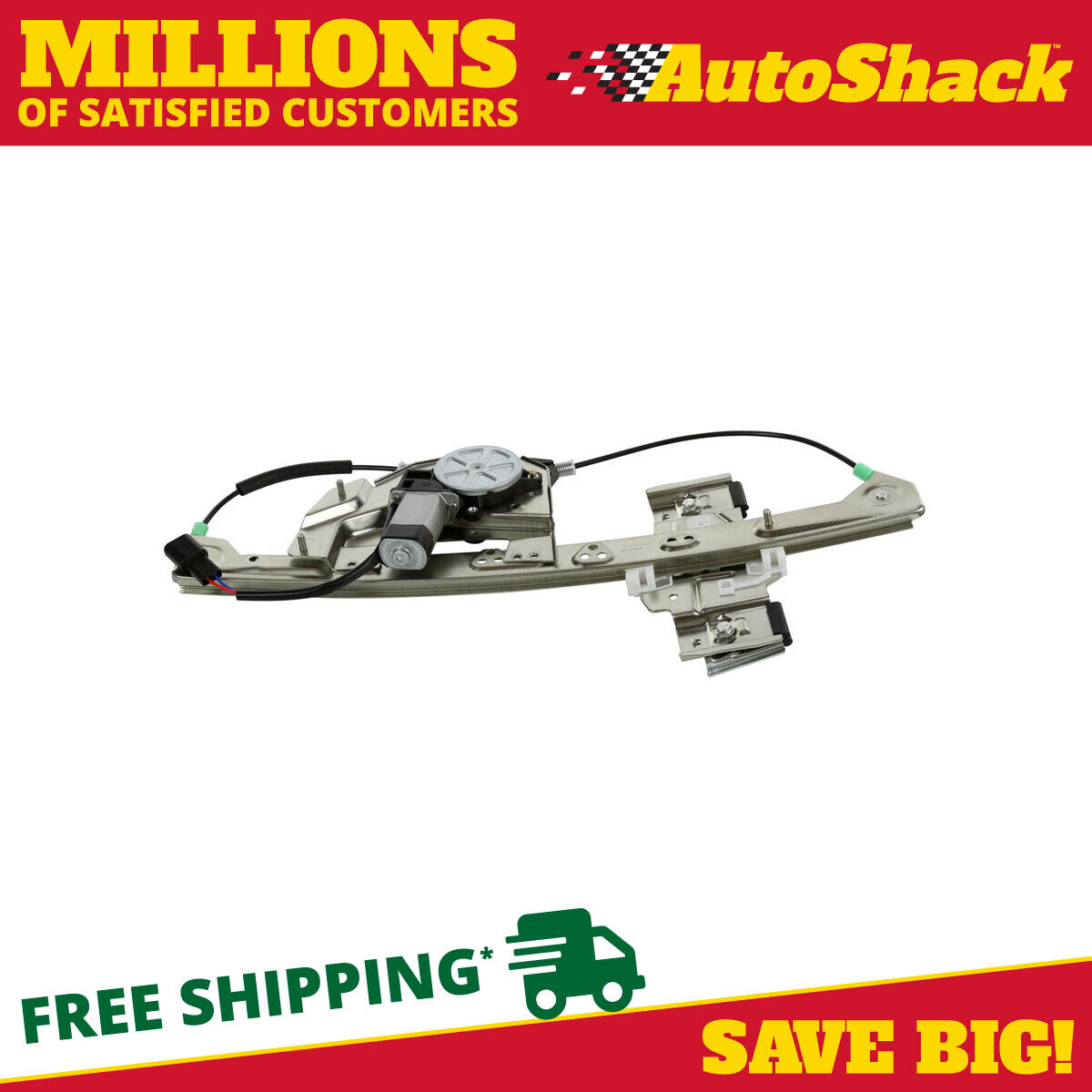 Rear Right Power Window Regulator with Motor for 2000-2004 2005 Cadillac DeVille