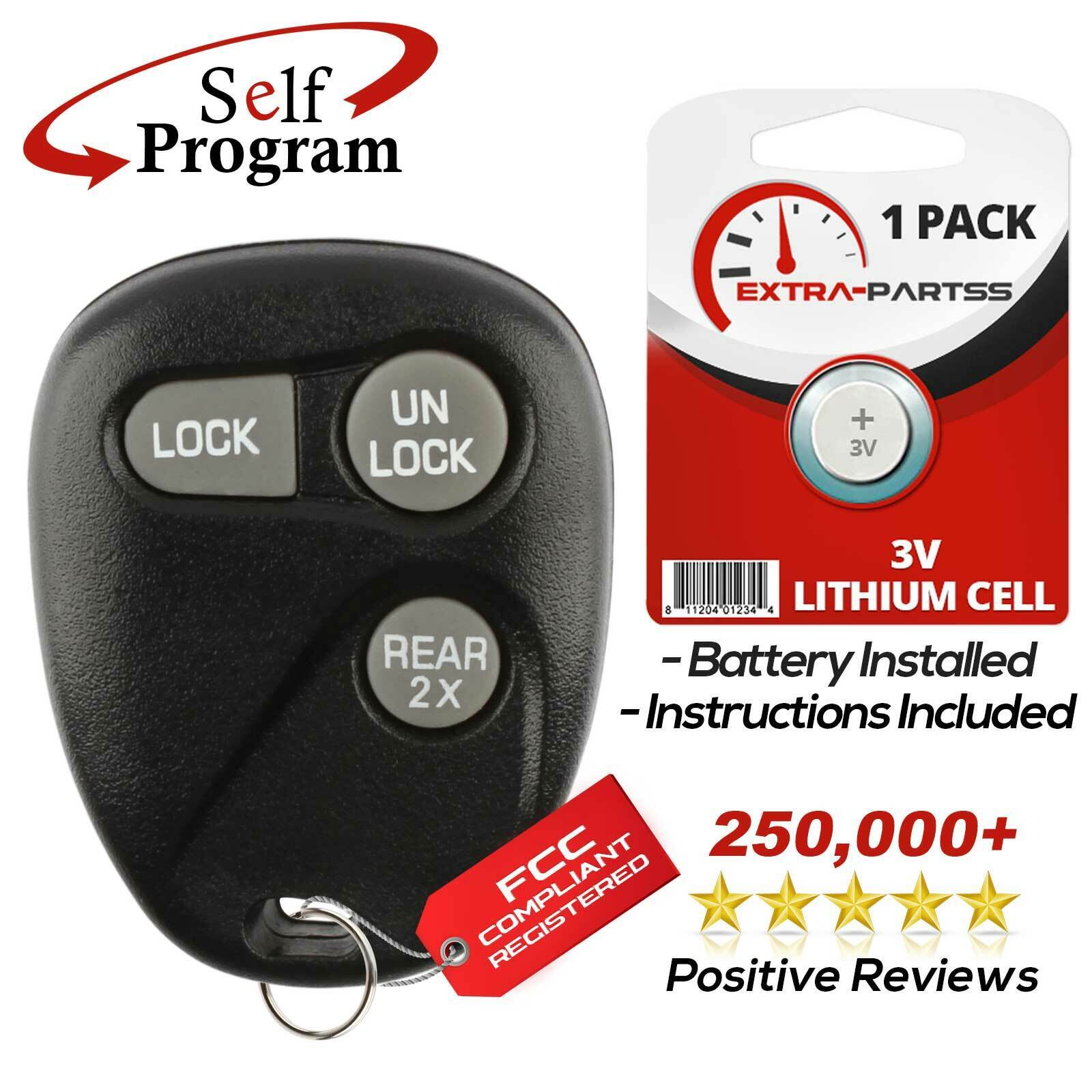 New Replacement Keyless Entry Car Truck Remote Key Fob Van Alarm For 16245100-29