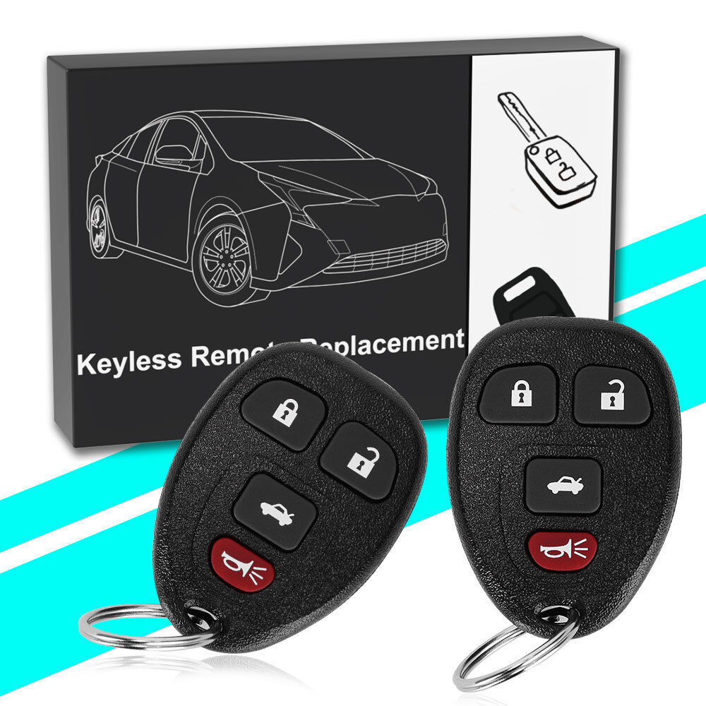 2 For 2006 2007 2008 2009 2010 2011 2012 Buick LaCrosse Keyless Entry Remote Fob