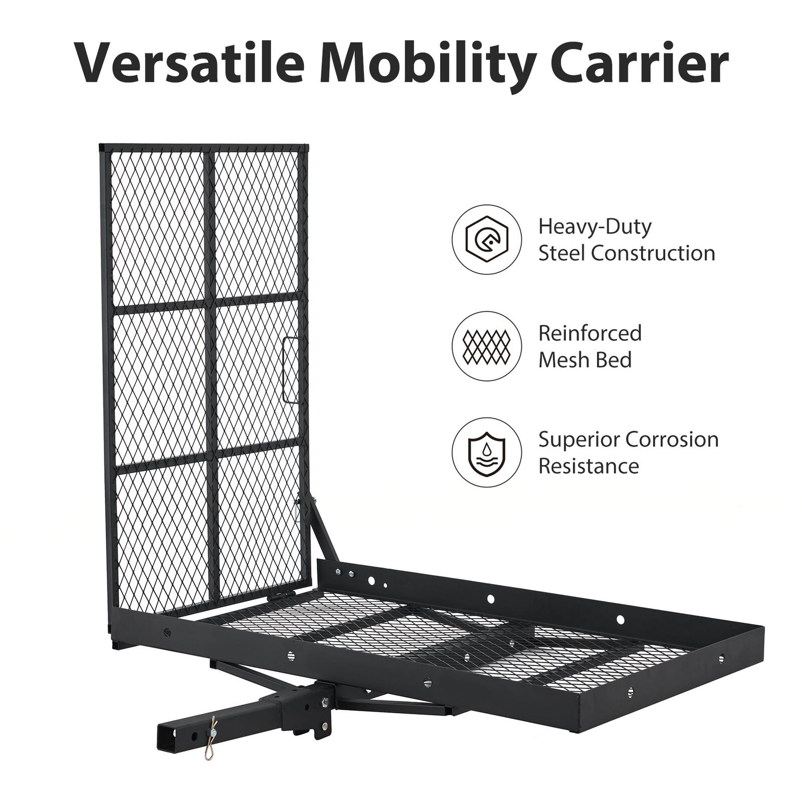 Upgrade Mobility Carrier Wheelchair Scooter Rack Disability Medical Ramp Hitch