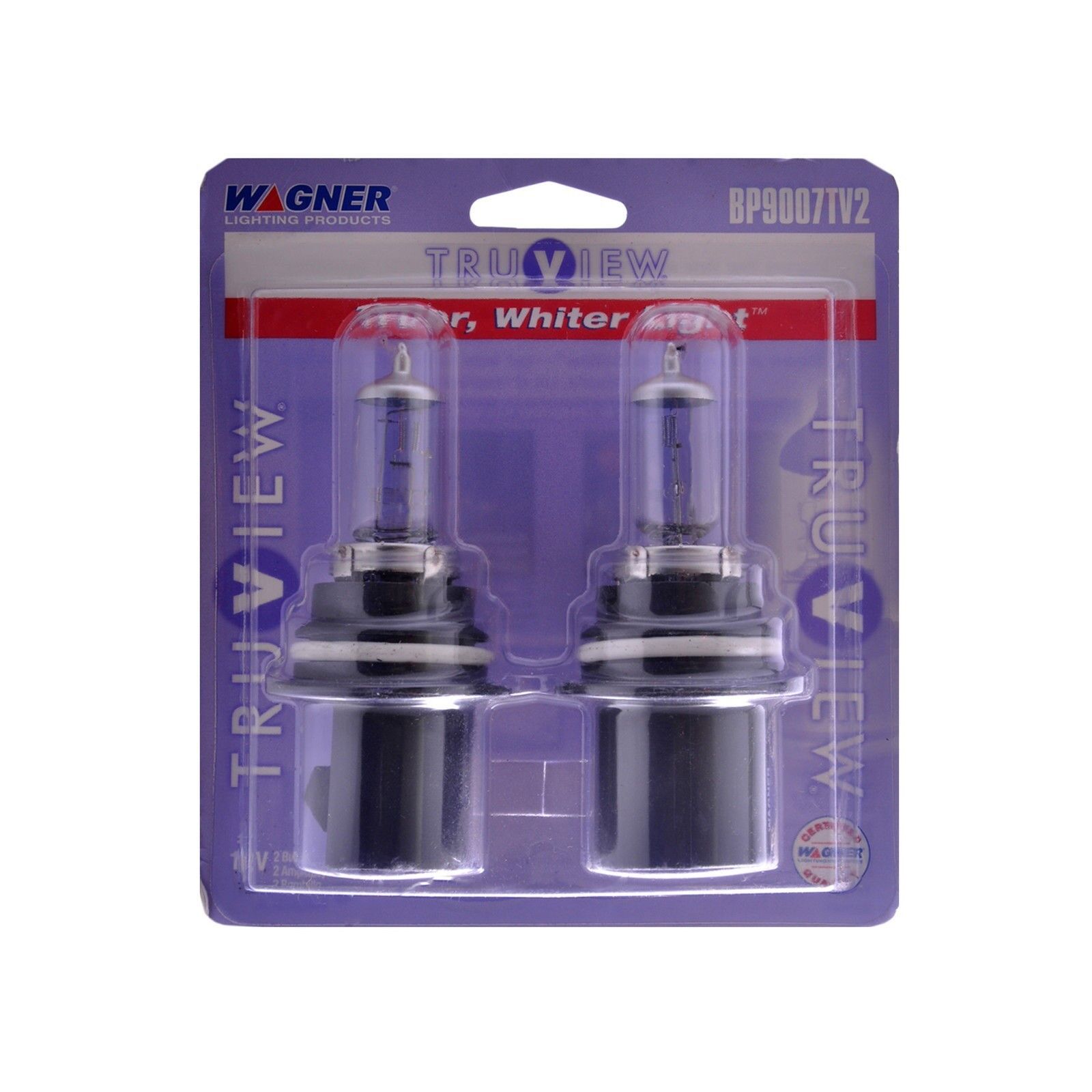 Wagner Lighting BP9007TV2 Headlight Bulb - TruView Capsules-Blister Pack