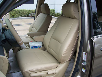 HONDA ODYSSEY 2003-2016 IGGEE S.LEATHER CUSTOM FIT SEAT COVER 13COLORS AVAILABLE