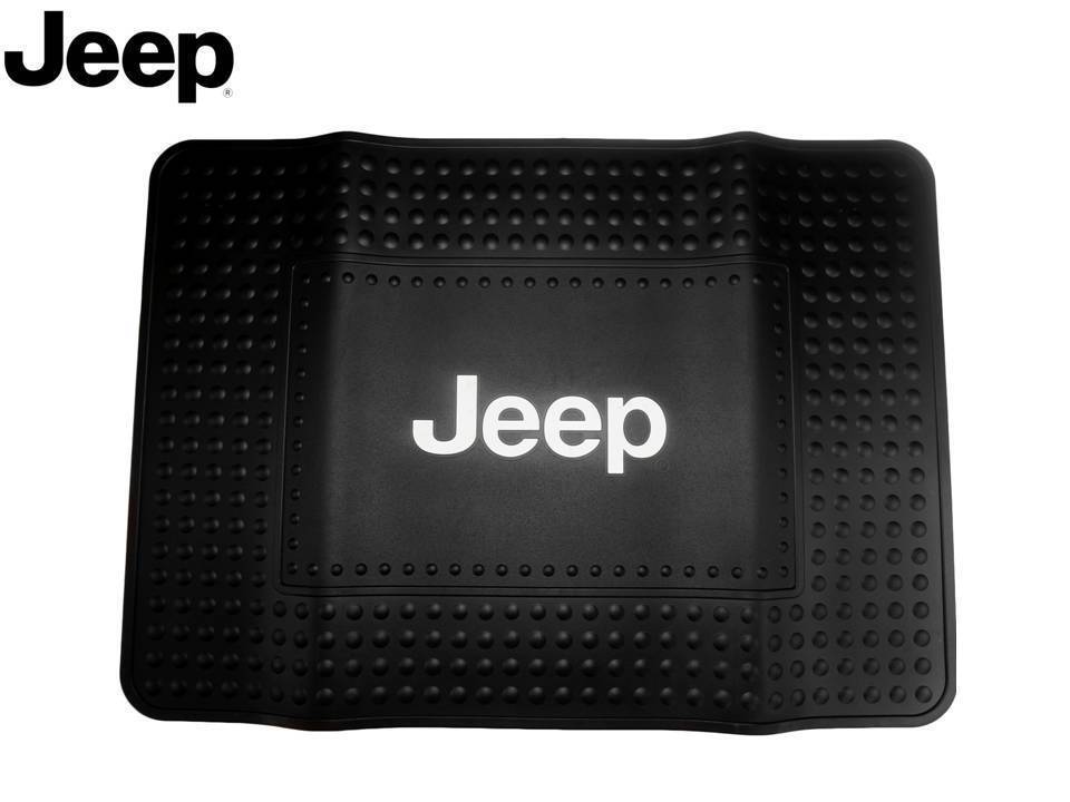 Jeep Elite Cargo Rear Trunk Floor Mat Rubber Heavy Duty With Jeep Logo