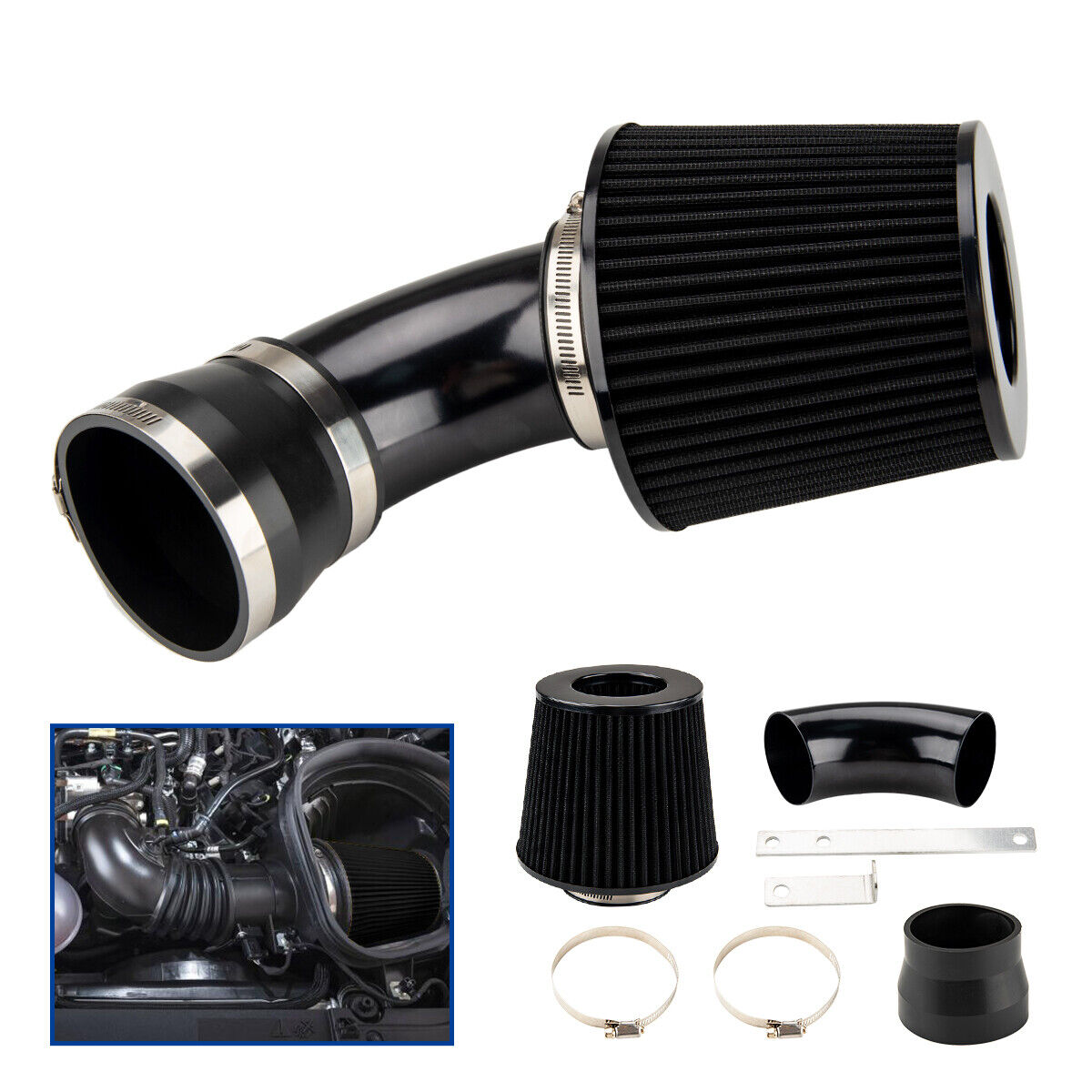 Cold Air Intake System Kit fits 1998-2005 BMW E46 323 325 328 330 l6
