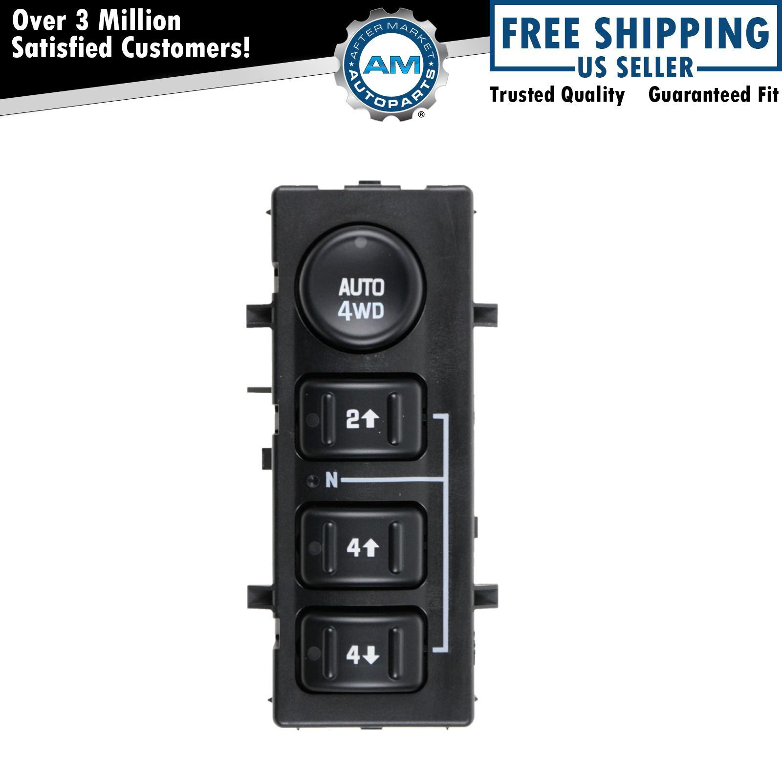 Dash Mounted 4WD Four Wheel Drive Switch NP8 for Cadillac Chevy GMC Pickup SUV