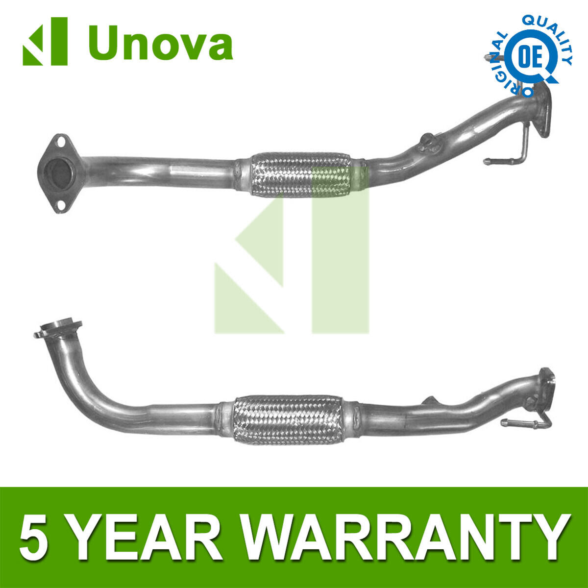 Exhaust Pipe Euro 2 Front Unova Fits Proton Satria 1996-2000 1.6 + Other Models